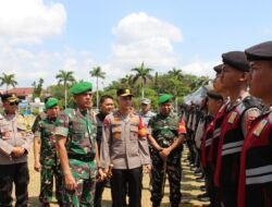 Apel Gelar Pasukan Pam VVIP Kunker Wapres RI di Kep.Babel Dipimpin Danrem 045/Gaya