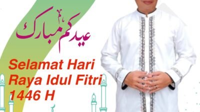 M. Agus Salim PLT Direktur Perumda Tirta Pinang Ucapkan Selamat Hari Raya Idul Fitri 1446 H