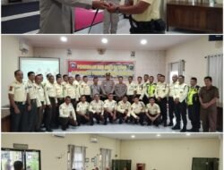 PEMBINAAN DAN ANEV SATPAM DI MAPOLRES BANGKA TENGAH, KAPOLRES TEKANKAN PERAN STRATEGIS SATPAM DALAM MENDUKUNG KAMTIBMAS